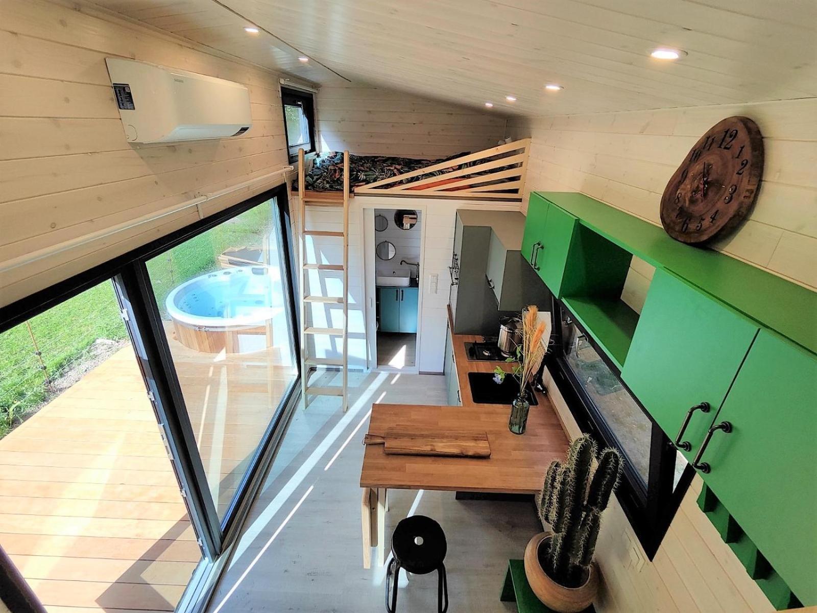 La Mini Maison Du Lama Libin Exteriör bild